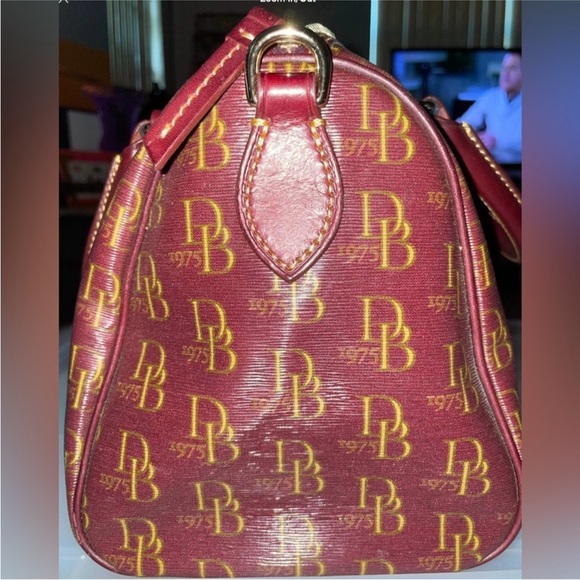 DOONEY & BOURKE SIGNATURE DB BOSTON SPEEDY TOP HANDLE BAG RARE EUC - Picture 5 of 10